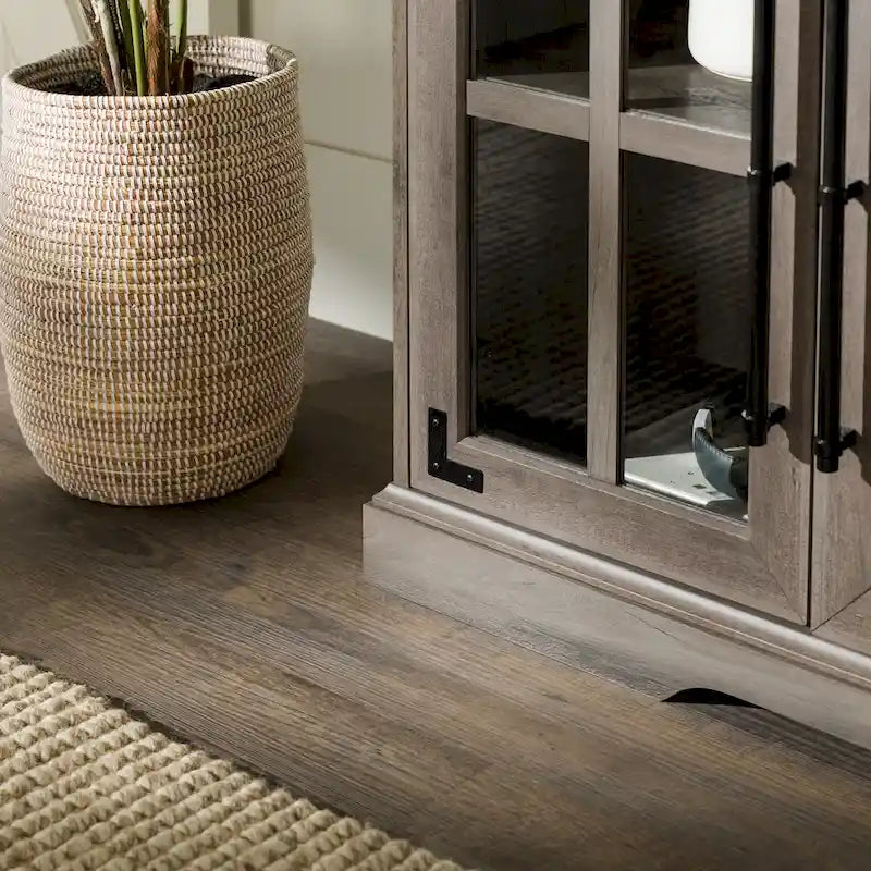 Meuble TV rustique 4 portes de 58 po