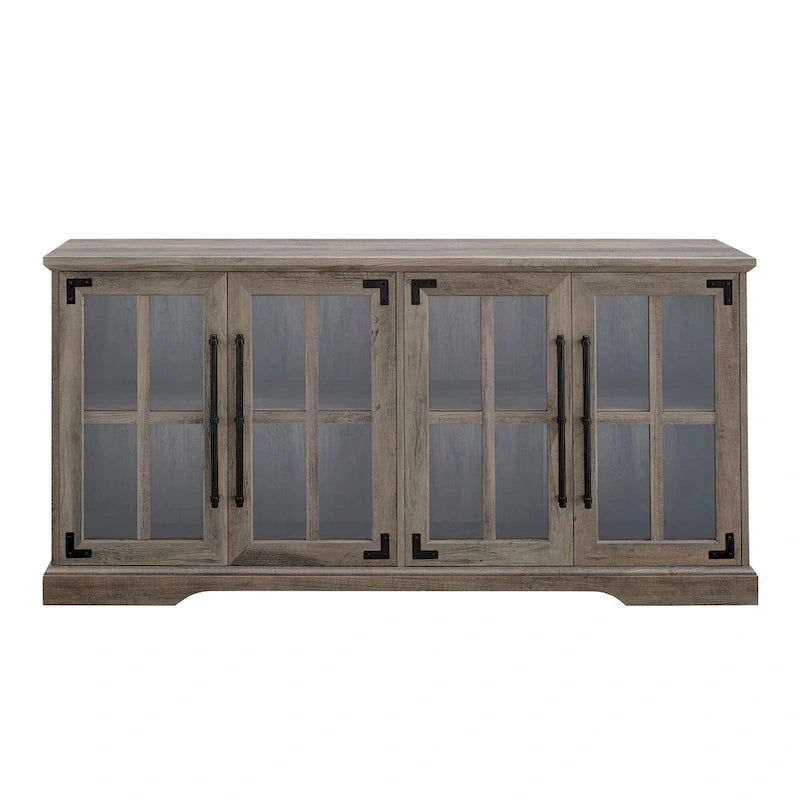 Meuble TV rustique 4 portes de 58 po