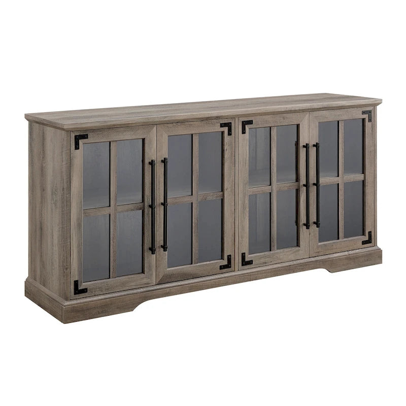 Meuble TV rustique 4 portes de 58 po