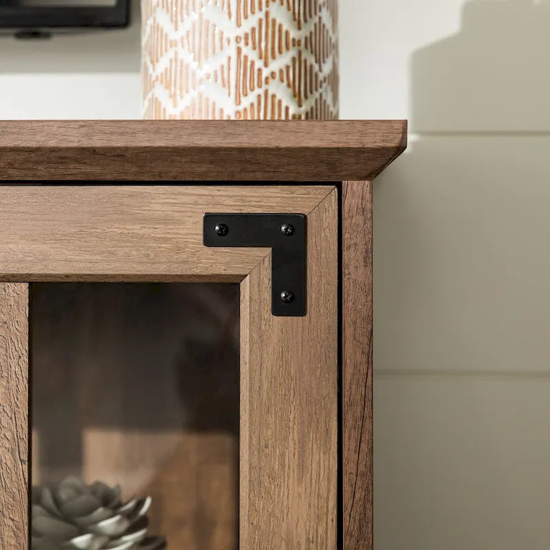Meuble TV rustique 4 portes de 58 po