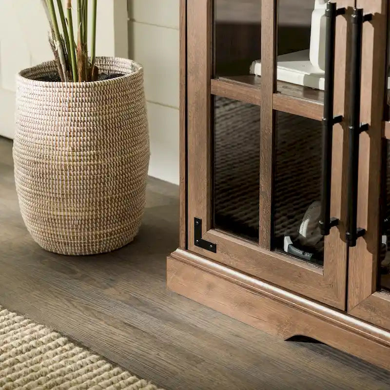 Meuble TV rustique 4 portes de 58 po