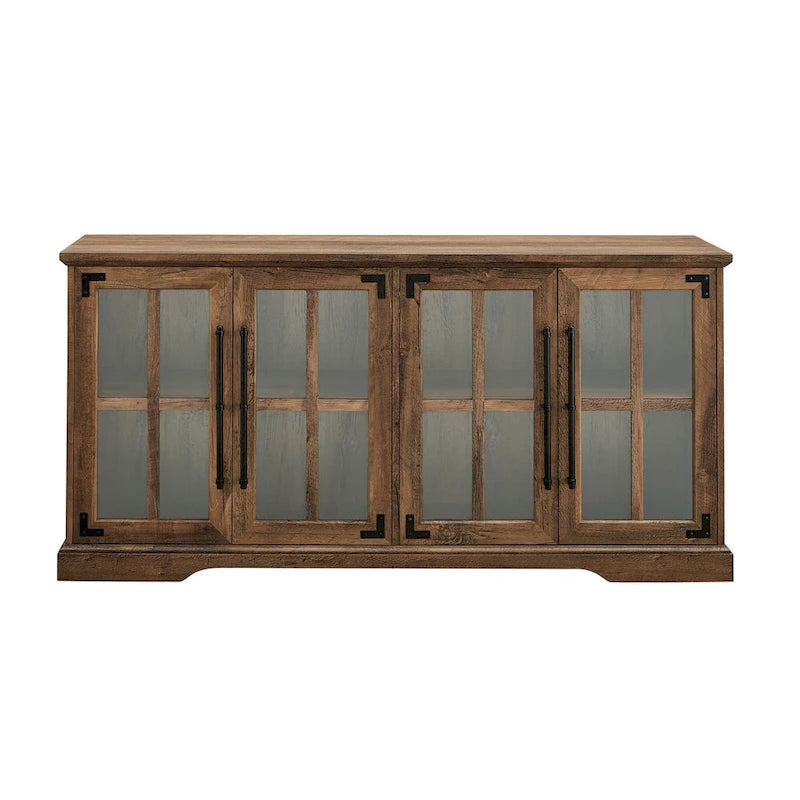 Meuble TV rustique 4 portes de 58 po