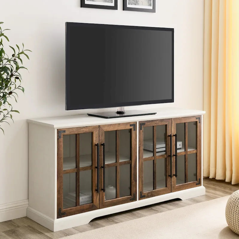 Meuble TV rustique 4 portes de 58 po
