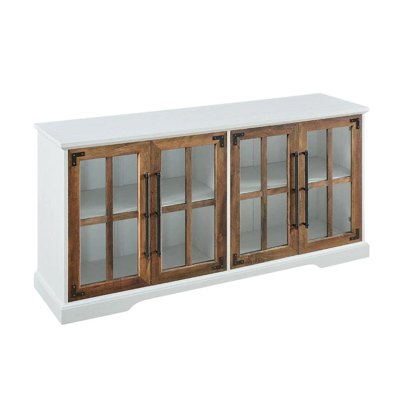 Meuble TV rustique 4 portes de 58 po