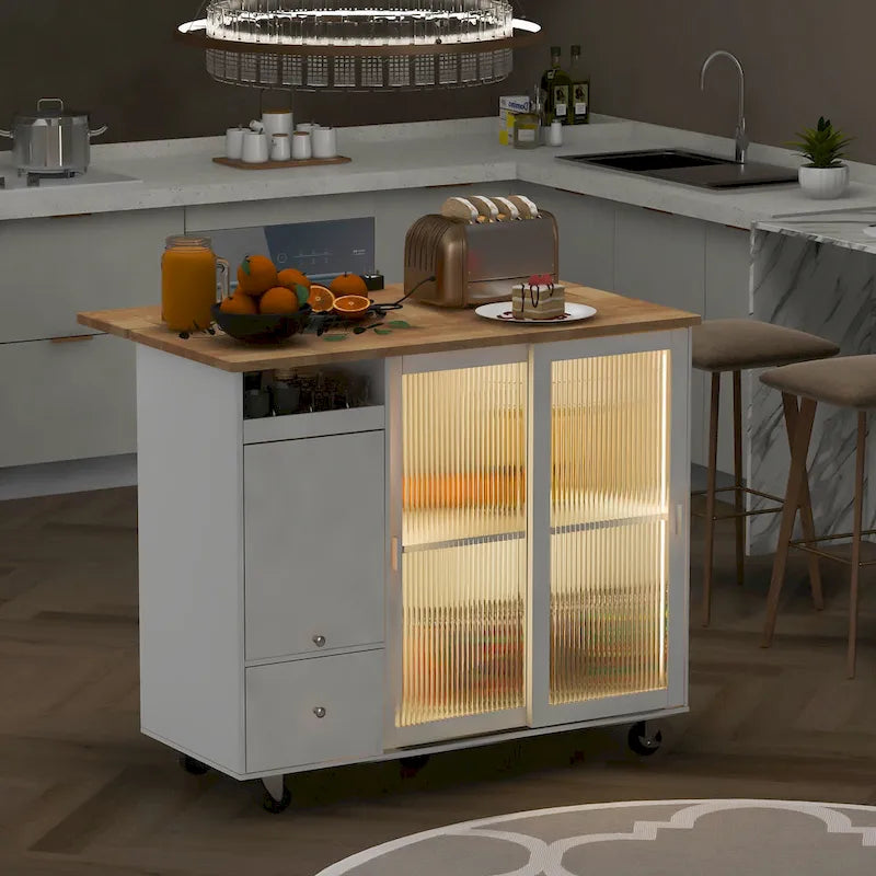 Îlot de cuisine avec abattant
