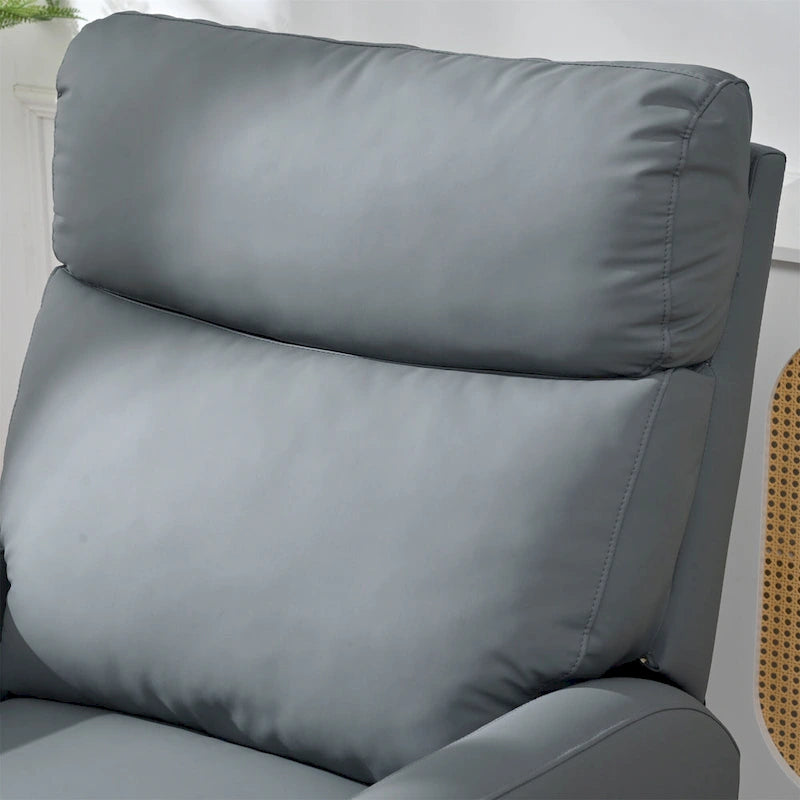 Fauteuil Inclinable Pivotant Électrique en PU avec Rotation à 270°, Inclinaison Électrique de 95-160° et Deux Ports USB - Capacité de 150 kg