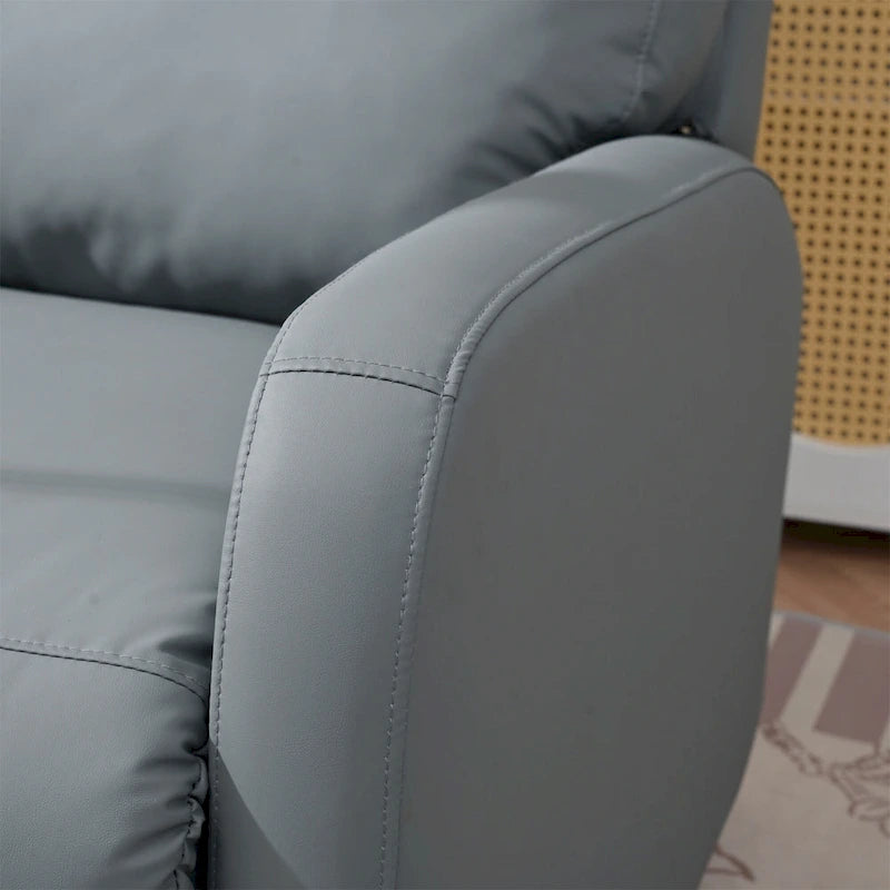 Fauteuil Inclinable Pivotant Électrique en PU avec Rotation à 270°, Inclinaison Électrique de 95-160° et Deux Ports USB - Capacité de 150 kg