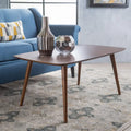 Table basse rectangulaire en bois Mid-Century – 39.50L x 23.70l x 18.25H