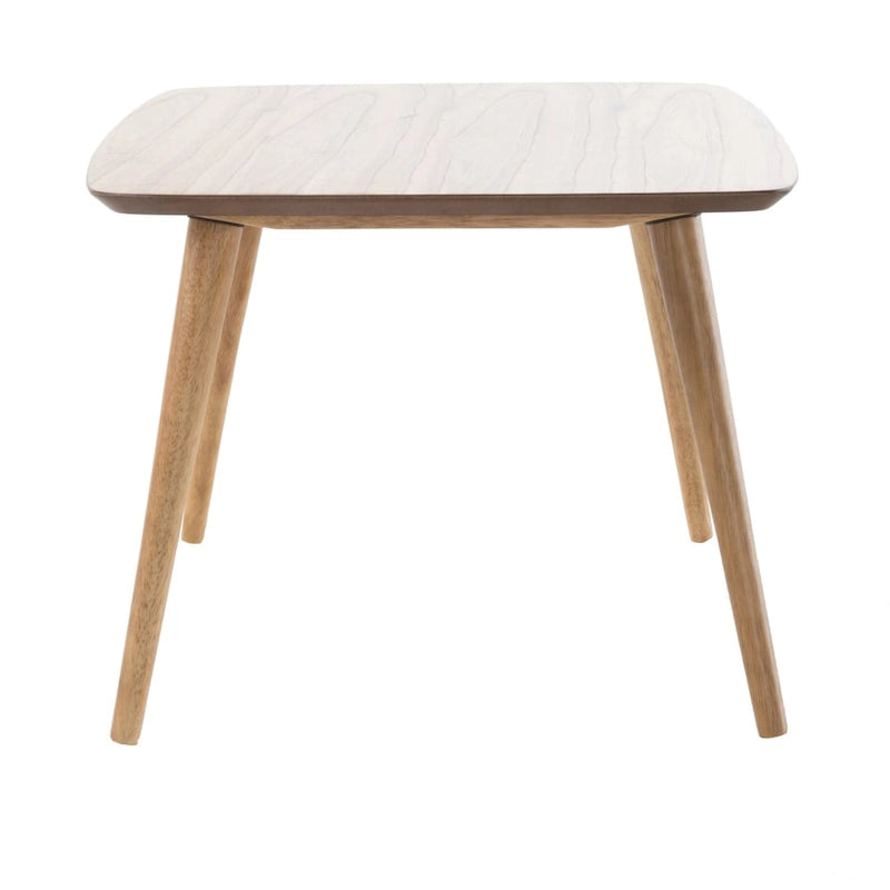 Table basse rectangulaire en bois Mid-Century – 39.50L x 23.70l x 18.25H