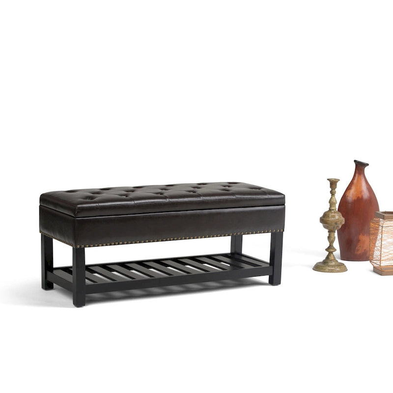 Banc Pouf Rectangulaire de 109 cm de Large - 109 L x 43 P x 48 H