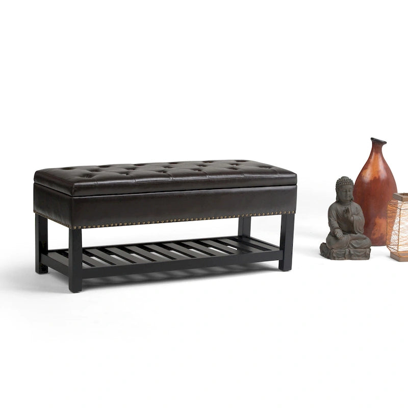 Banc Pouf Rectangulaire de 109 cm de Large - 109 L x 43 P x 48 H