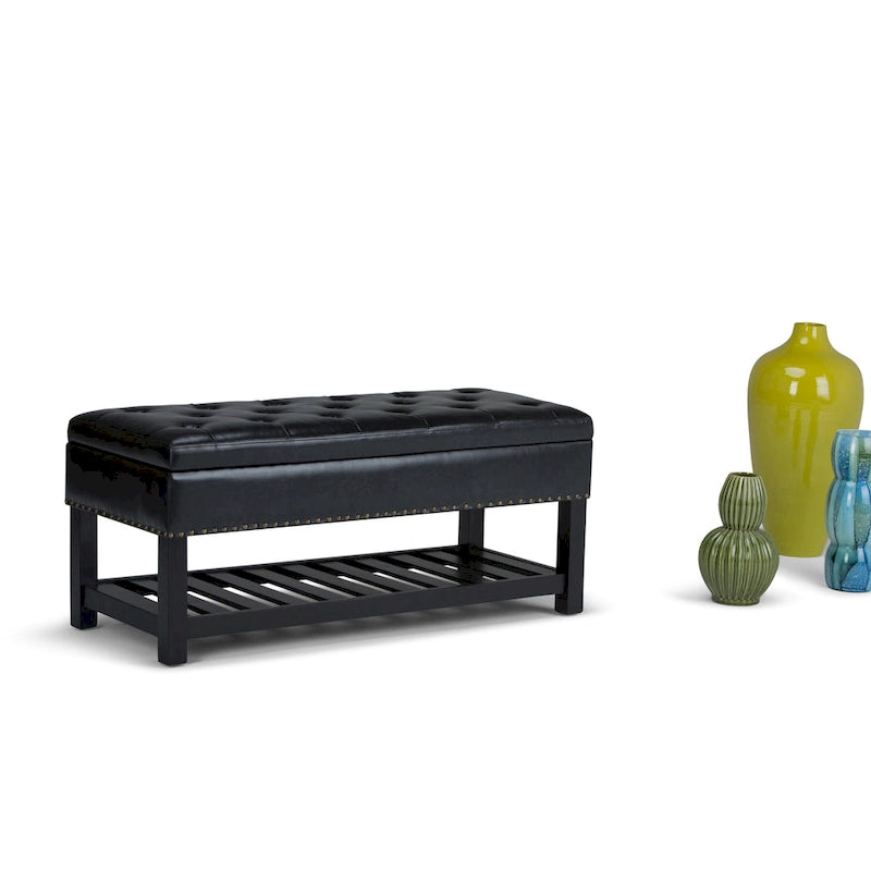 Banc Pouf Rectangulaire de 109 cm de Large - 109 L x 43 P x 48 H