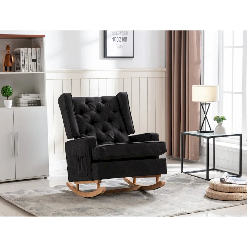 Salon Fauteuil à bascule confortable Fauteuil d'appoint