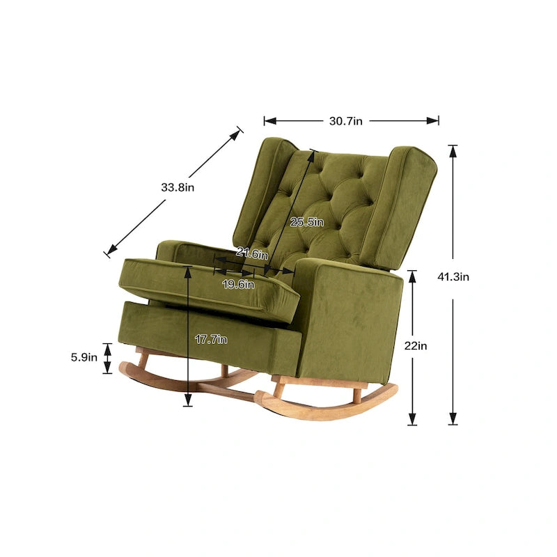 Salon Fauteuil à bascule confortable Fauteuil d'appoint