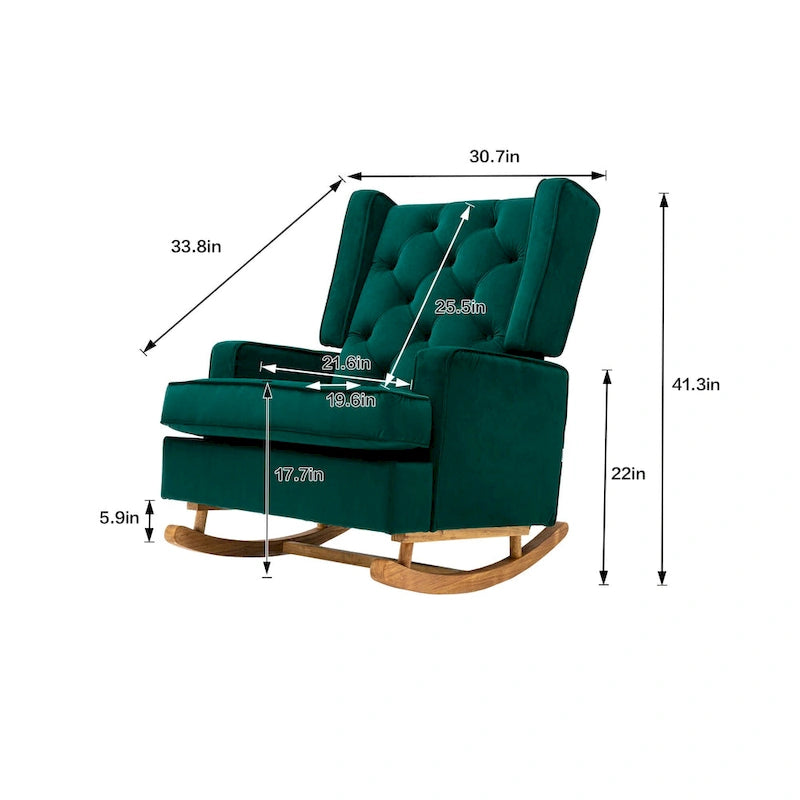 Salon Fauteuil à bascule confortable Fauteuil d'appoint