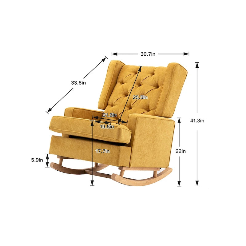 Salon Fauteuil à bascule confortable Fauteuil d'appoint