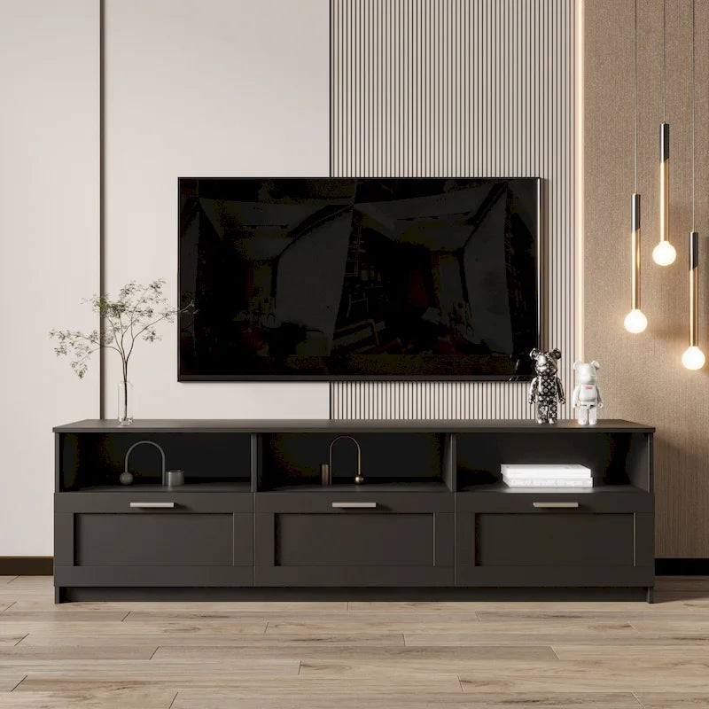 Meuble TV minimaliste moderne meuble TV 80 pouces