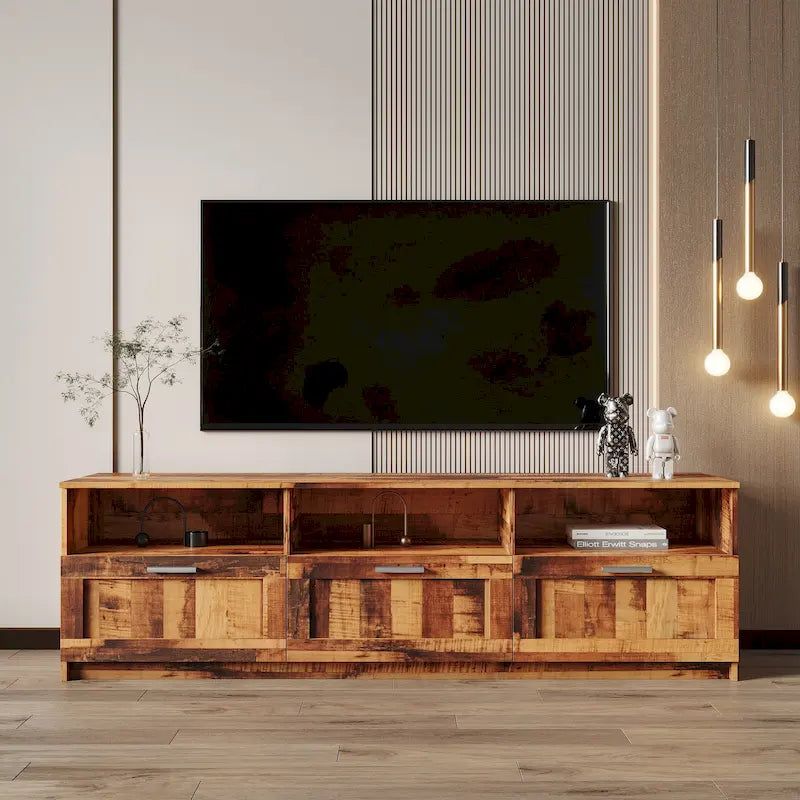 Meuble TV minimaliste moderne meuble TV 80 pouces