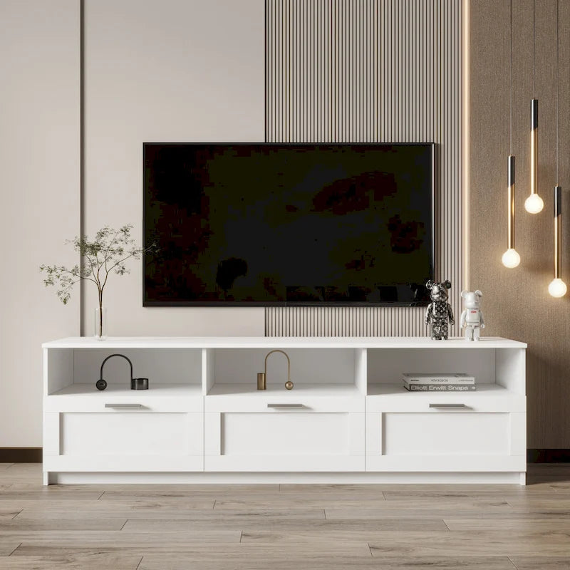 Meuble TV minimaliste moderne meuble TV 80 pouces