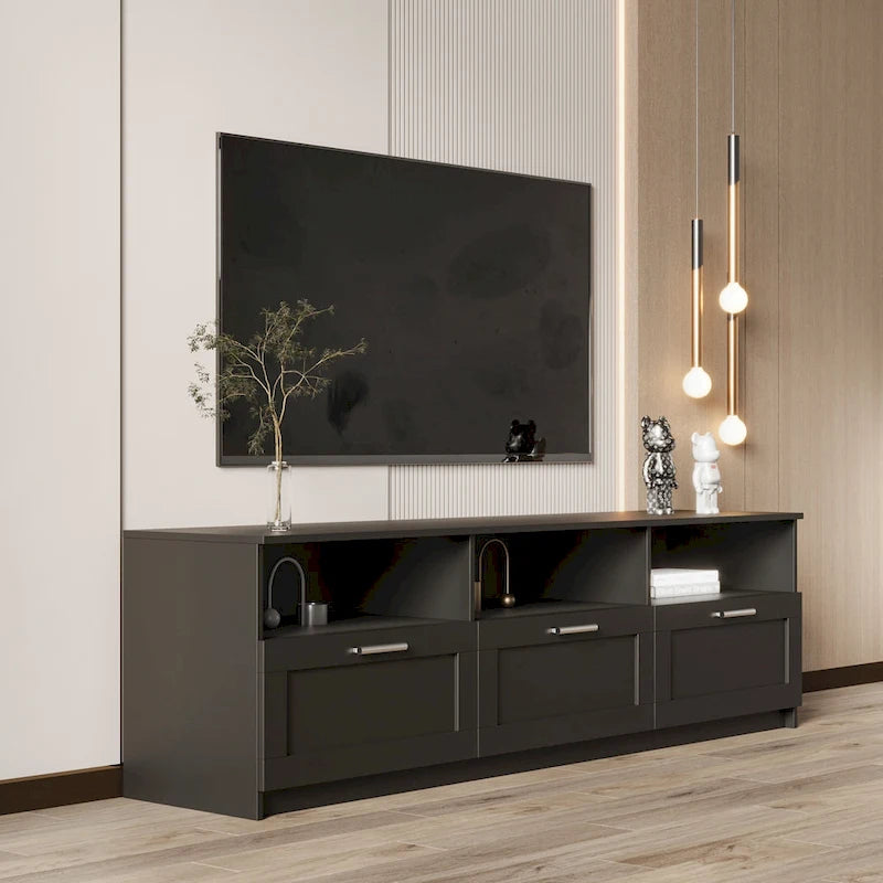 Meuble TV minimaliste moderne meuble TV 80 pouces