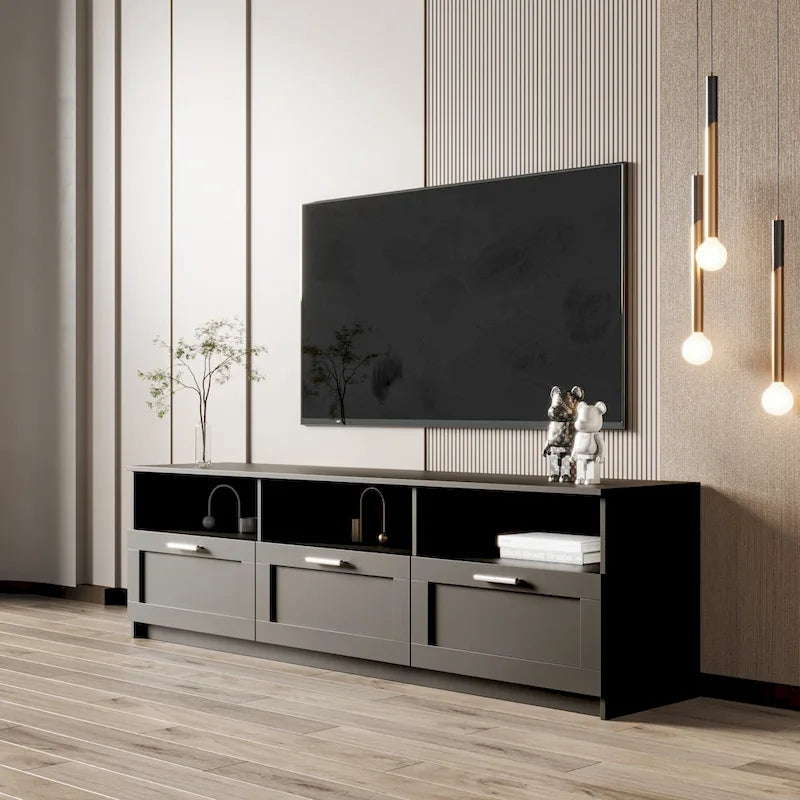 Meuble TV minimaliste moderne meuble TV 80 pouces
