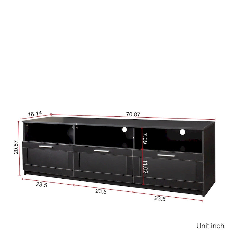 Meuble TV minimaliste moderne meuble TV 80 pouces