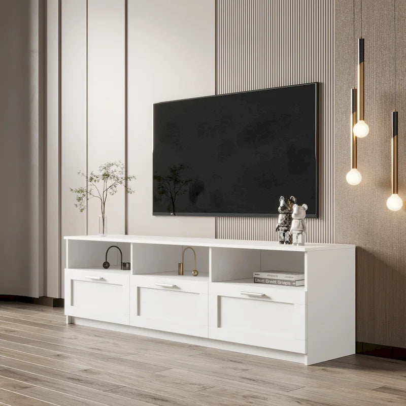 Meuble TV minimaliste moderne meuble TV 80 pouces