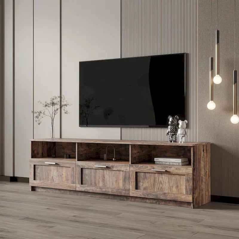 Meuble TV minimaliste moderne meuble TV 80 pouces