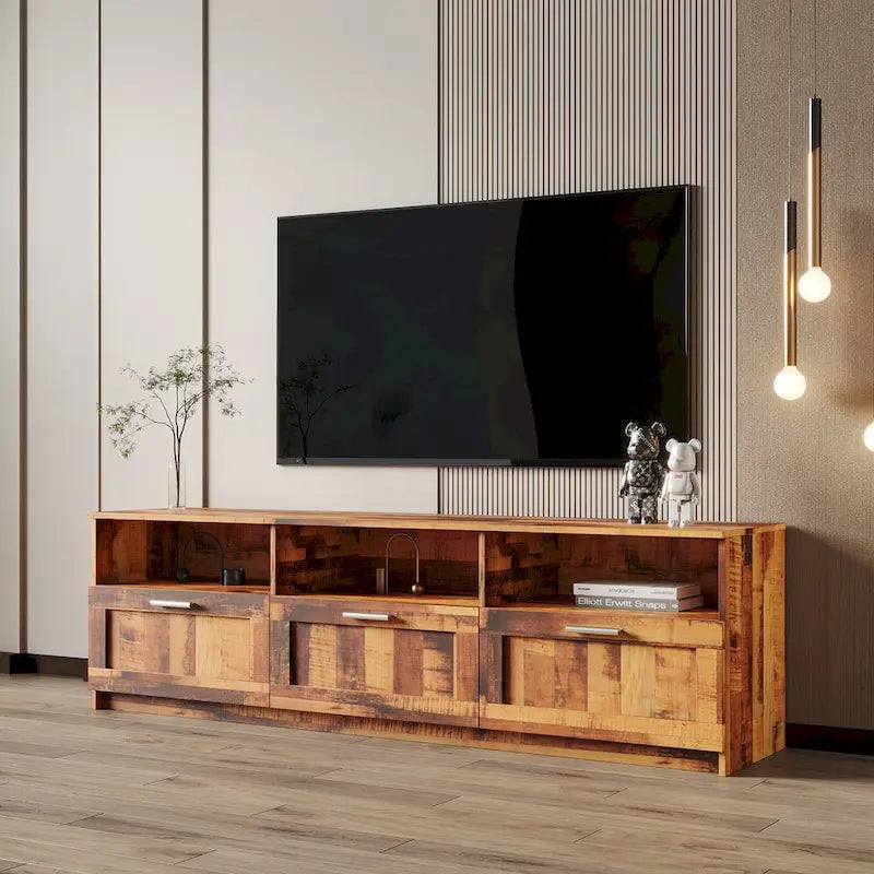 Meuble TV minimaliste moderne meuble TV 80 pouces