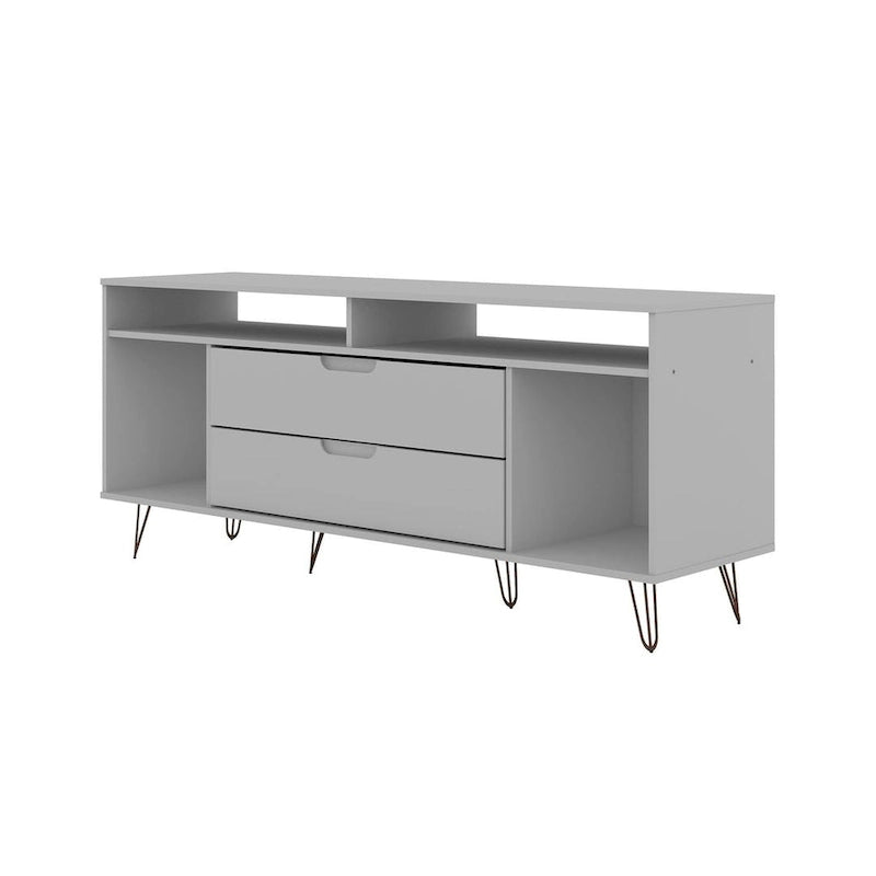 Meuble TV Console à Pieds Métalliques 62,99 po
