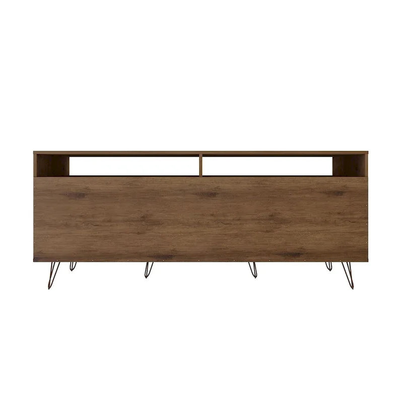 Meuble TV Console à Pieds Métalliques 62,99 po