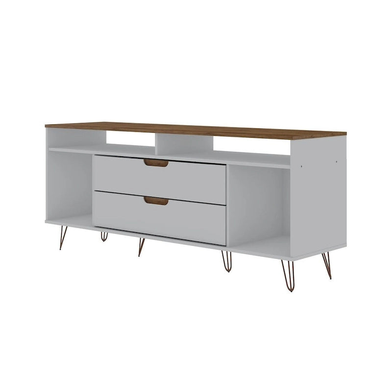 Meuble TV Console à Pieds Métalliques 62,99 po