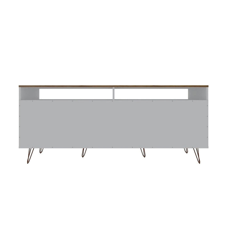 Meuble TV Console à Pieds Métalliques 62,99 po