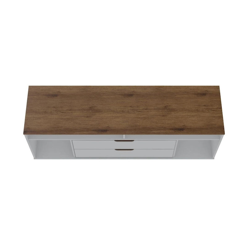 Meuble TV Console à Pieds Métalliques 62,99 po