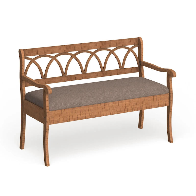 Banc de rangement avec coussin d'assise