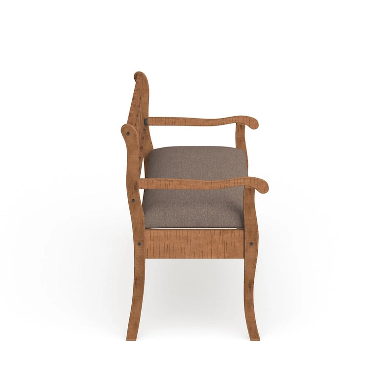 Banc de rangement avec coussin d'assise