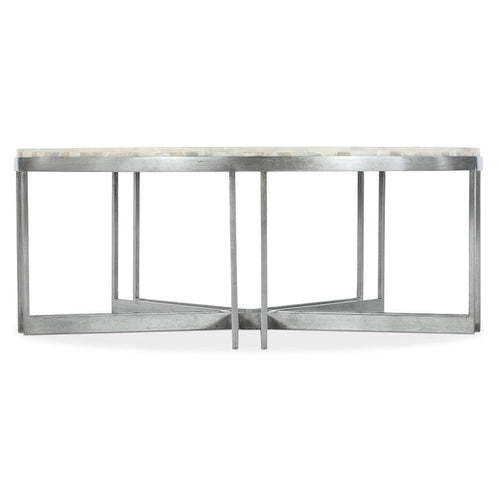 Hooker Furniture 5934-80111-00 Melange 42 Diameter Onyx and Steel