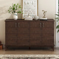 Buffet avec 4 portes grand rangement avec étagères réglables