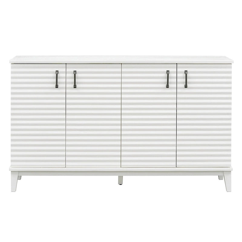 Buffet avec 4 portes grand rangement avec étagères réglables