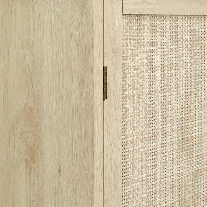 Meuble bas 4 portes et 1 tiroir avec 4 étagères intérieures réglables