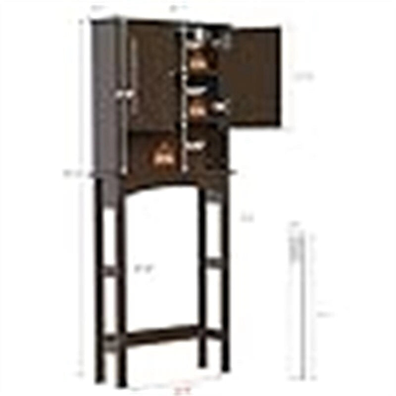 Armoire de rangement pour toilettes - 8,2P x 26,7L x 66,5H