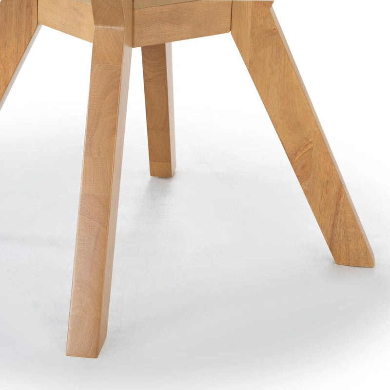 Table à manger ronde en bois de 48 po - Naturel - 48Wx48Dx30H